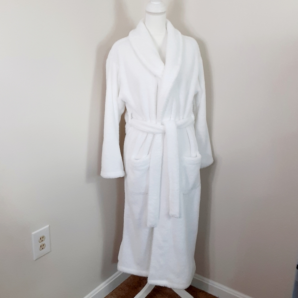 Pottery Barn white long robe
